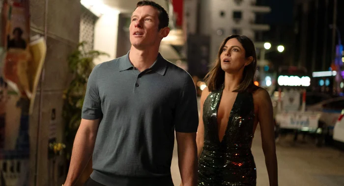 Monica Barbaro and Callum Turner in One Night Only (2026)