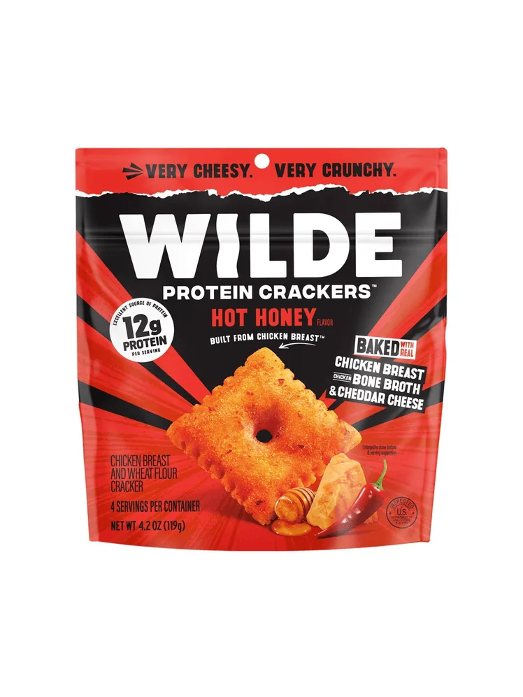 WILDE Hot Honey Protein Crackers