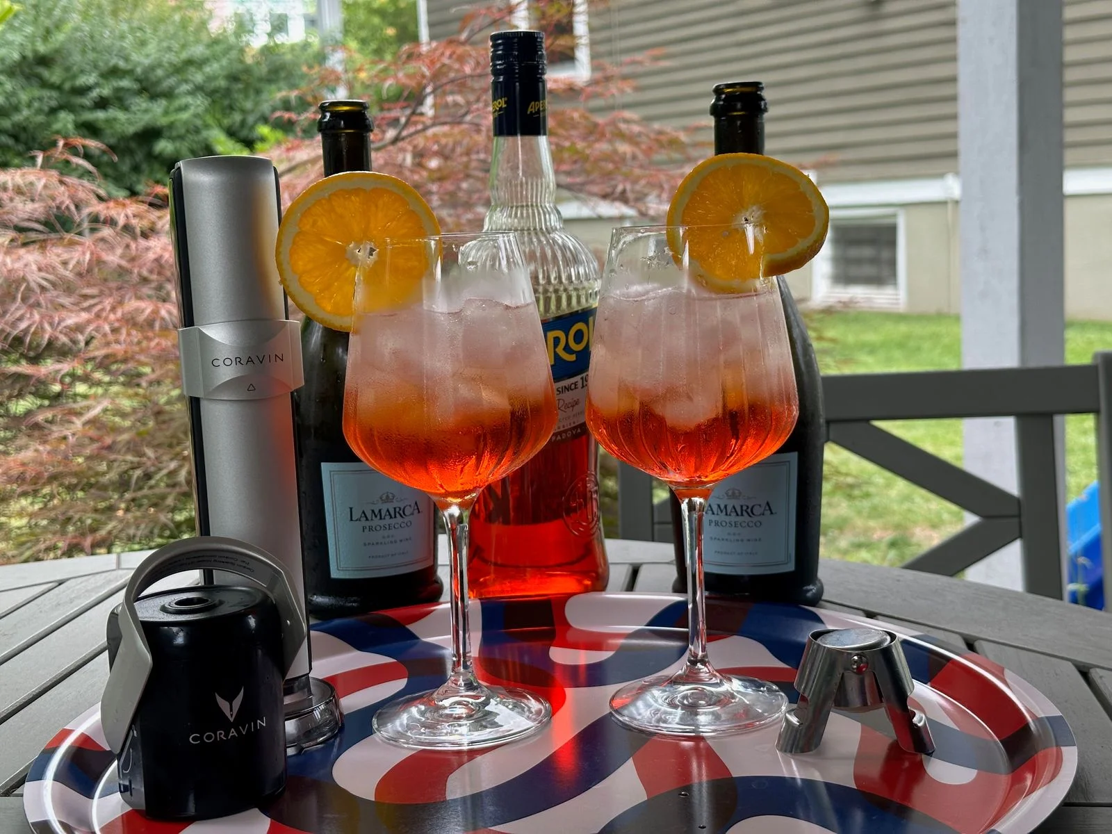 aperol spritzes