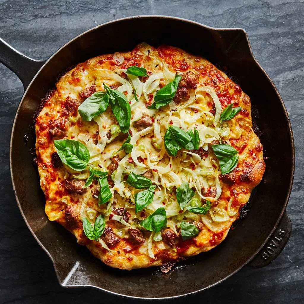 Image may contain Food and Pizza