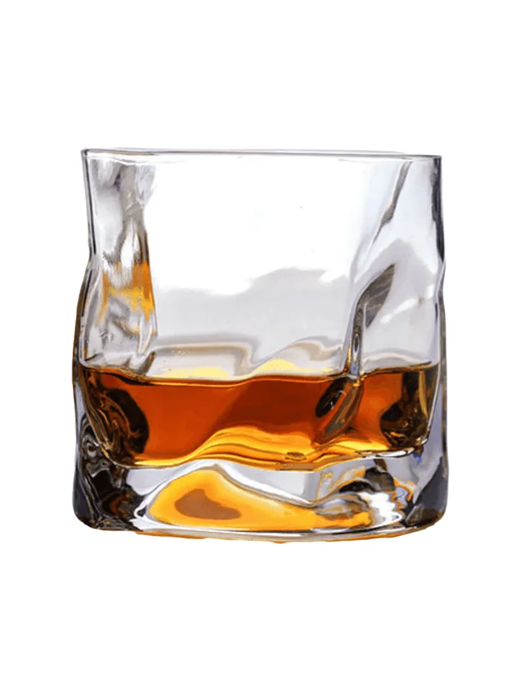 Masu Edo Kiriko Crumple Body Whiskey Glass