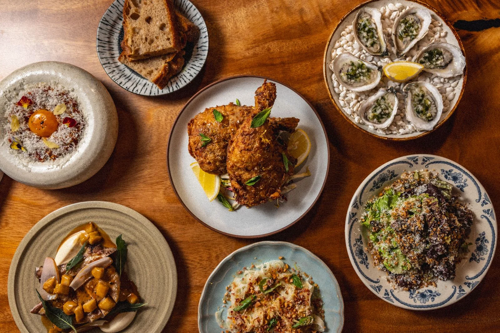 7 dishes from Arvine in New York City.