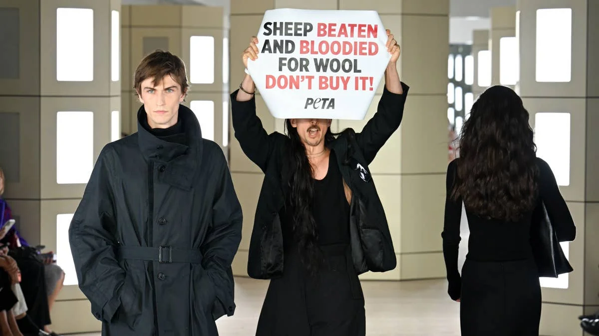 CFDA CEO Steven Kolb Gets Physical With PETA Activists at the COS Fall 2026 Show