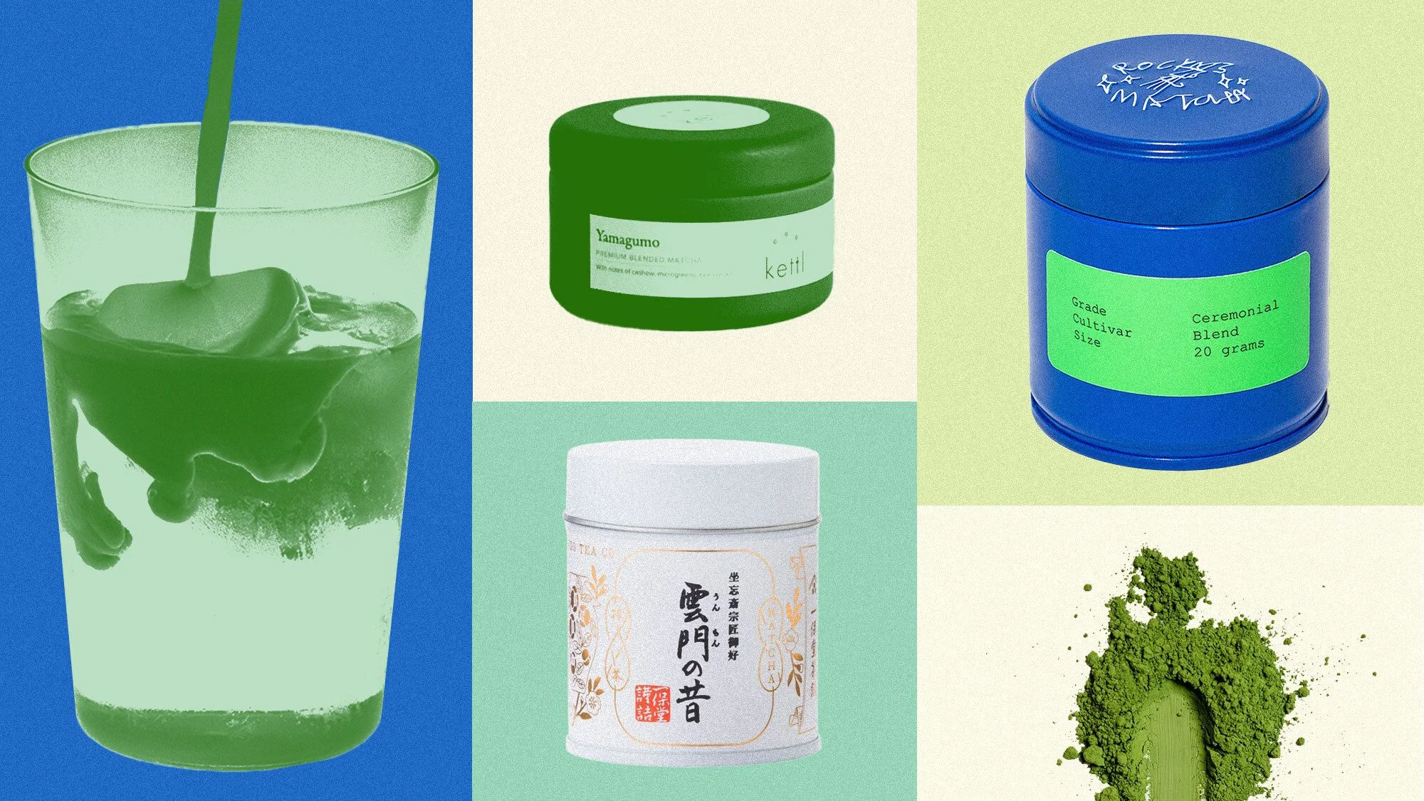 best matcha powder collage
