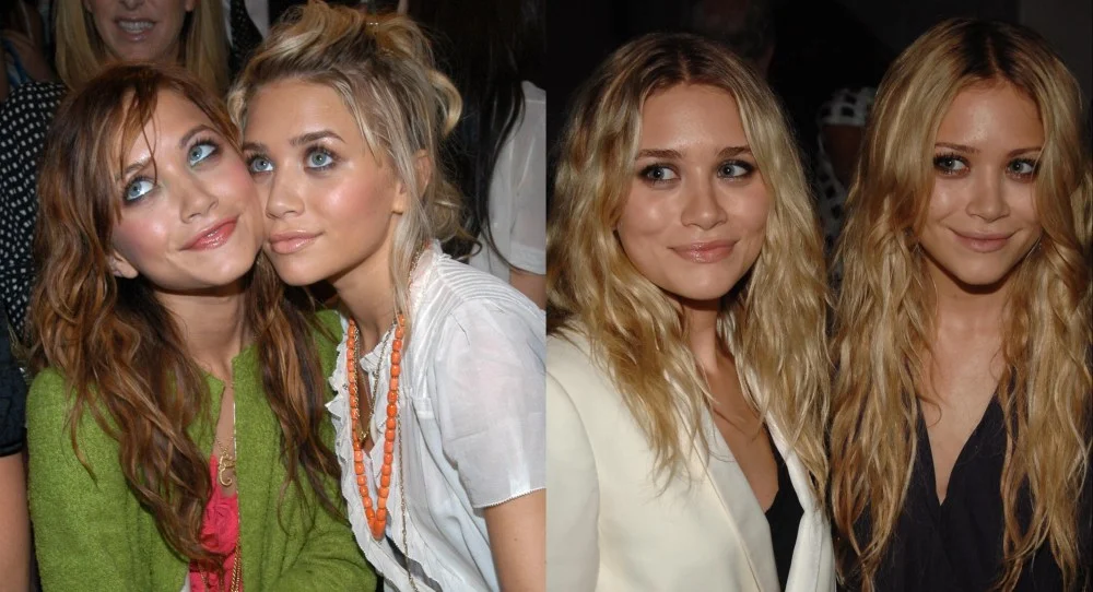 Mary-Kate and Ashley Olsen over the years.