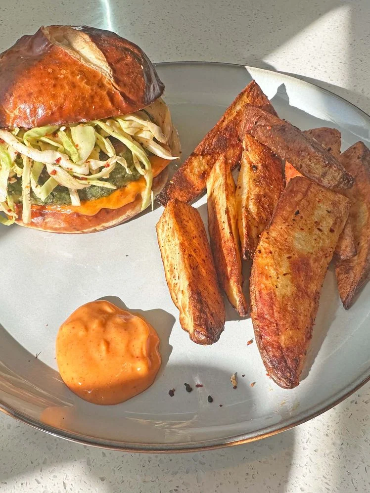 purple carrot black bean burger