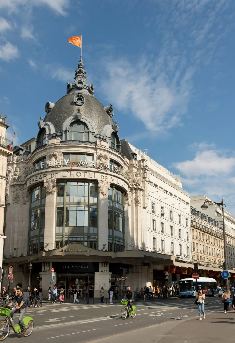 BHV department store in Paris.