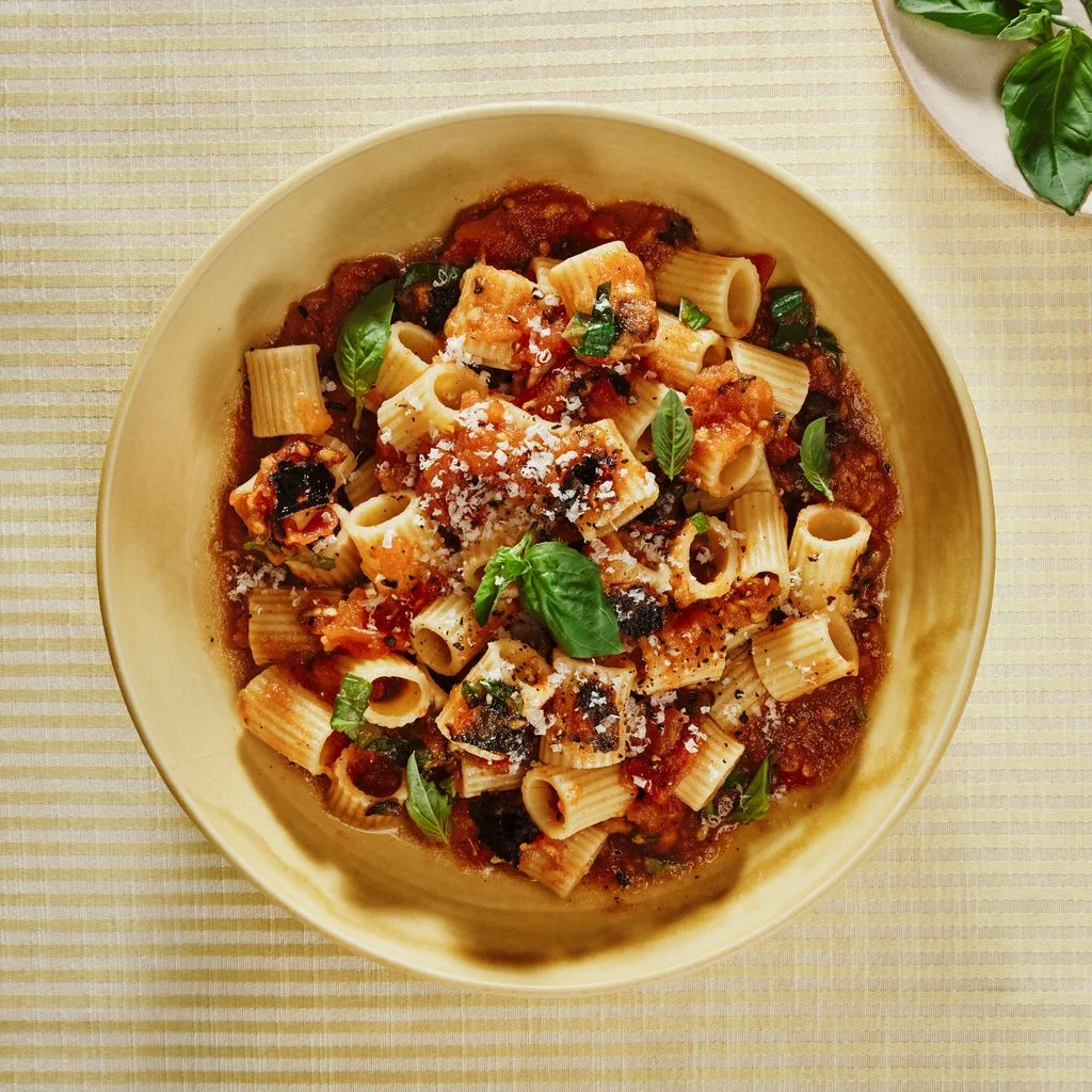 Image may contain Food Food Presentation Pasta and Meal