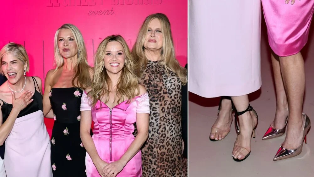 Reese Witherspoon and the ‘Legally Blonde’ Cast Reunite in Mirrored Pumps, Strappy Sandals and Jelly Platforms