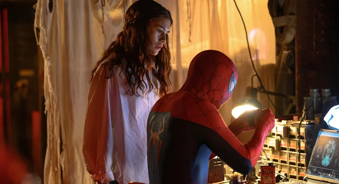Zendaya and Tom Holland in Spider-Man: Brand New Day (2026)