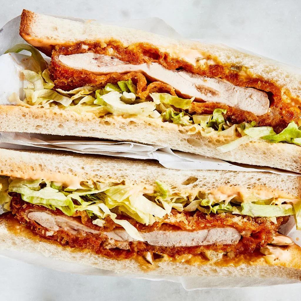 Image may contain Food Sandwich and Burger