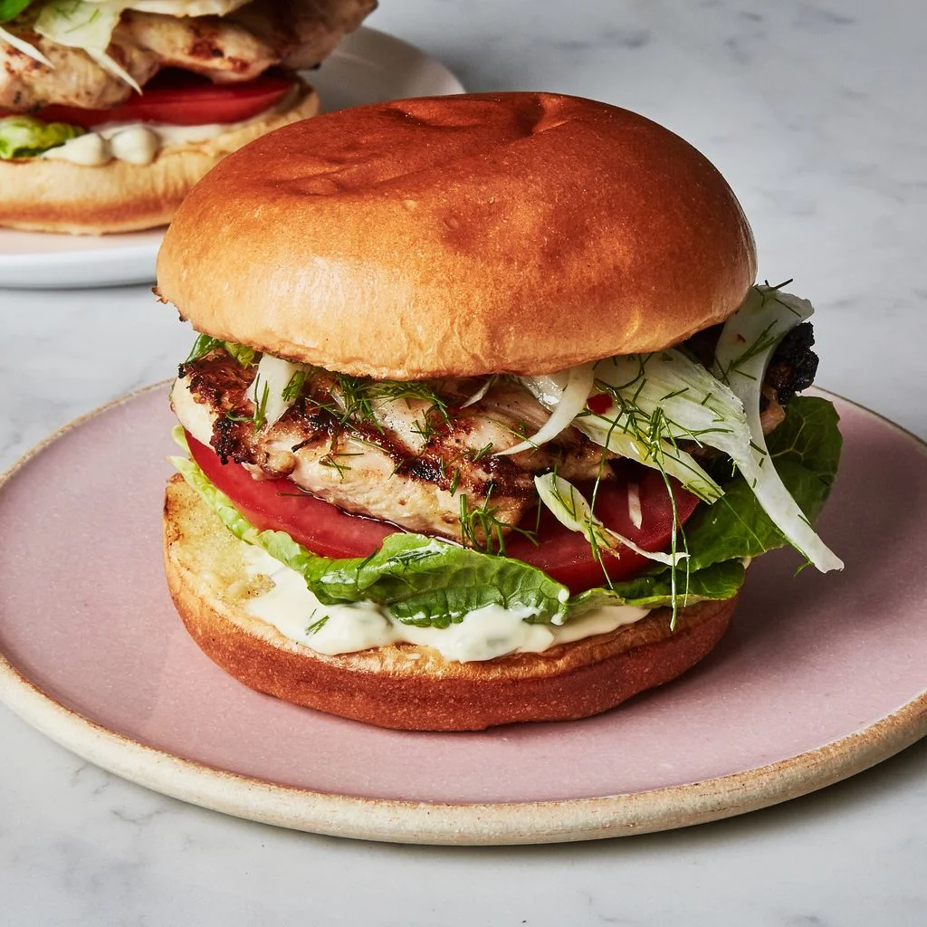 Image may contain Burger Food and Bread