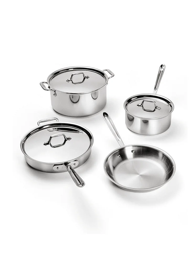 All-Clad D3® Stainless Steel 7 Piece Cookware Set