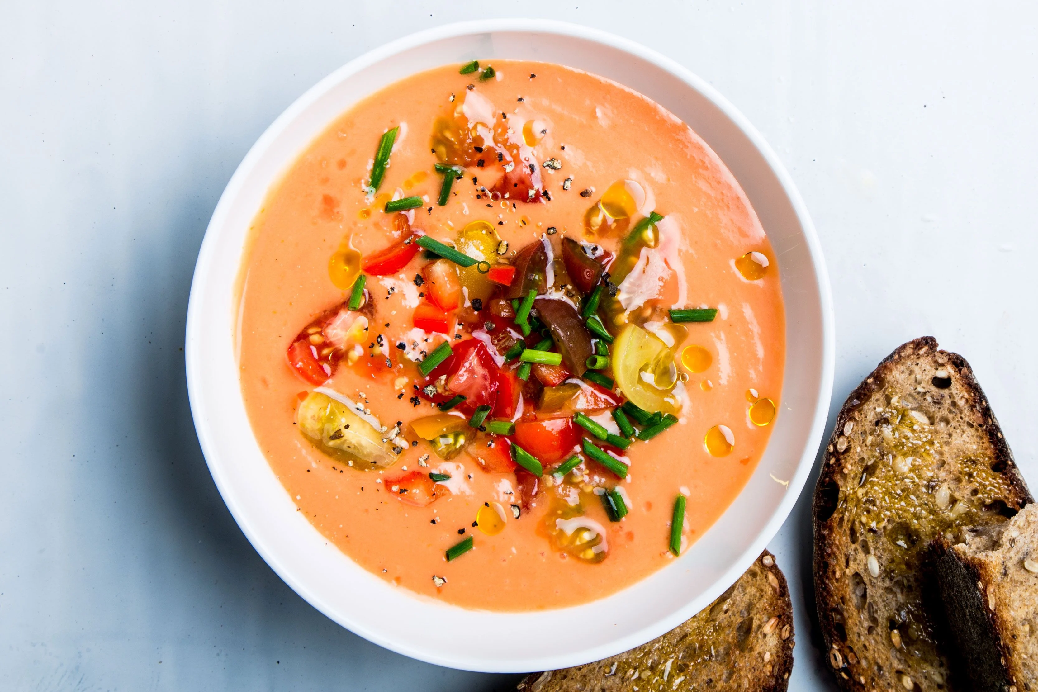 Refreshing Gazpacho: A Simple Blender Recipe for Spanish Cold Tomato Soup